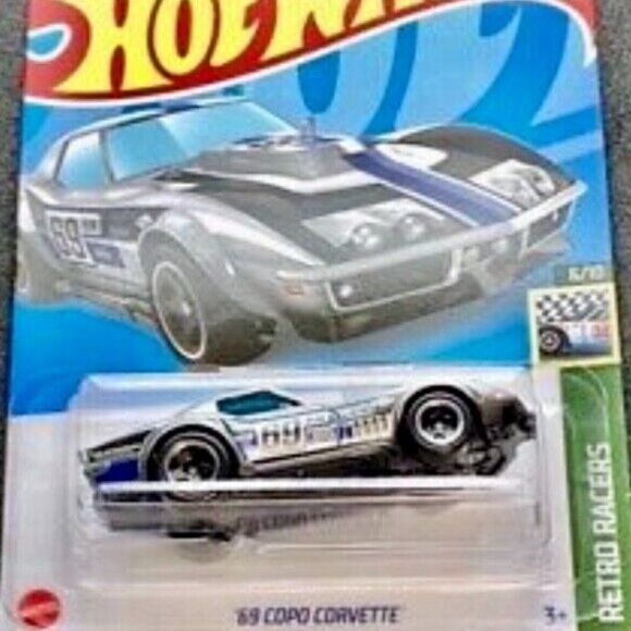 Hot Wheels ZAMAC O5 ‘69 Copo Corvette 79/250 Retro Racers 6/10 NIP - Picture 4 of 5